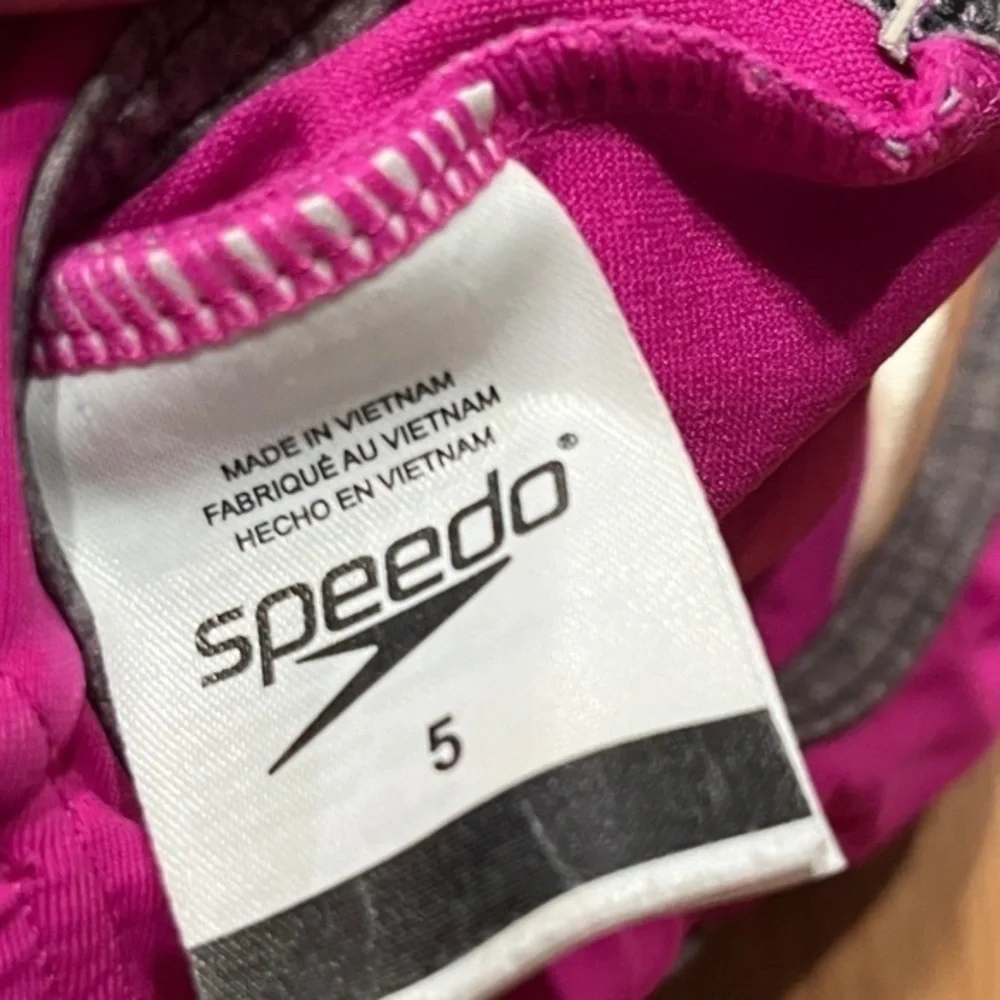 Speedo one piece toddler‎ swimsuit size 5